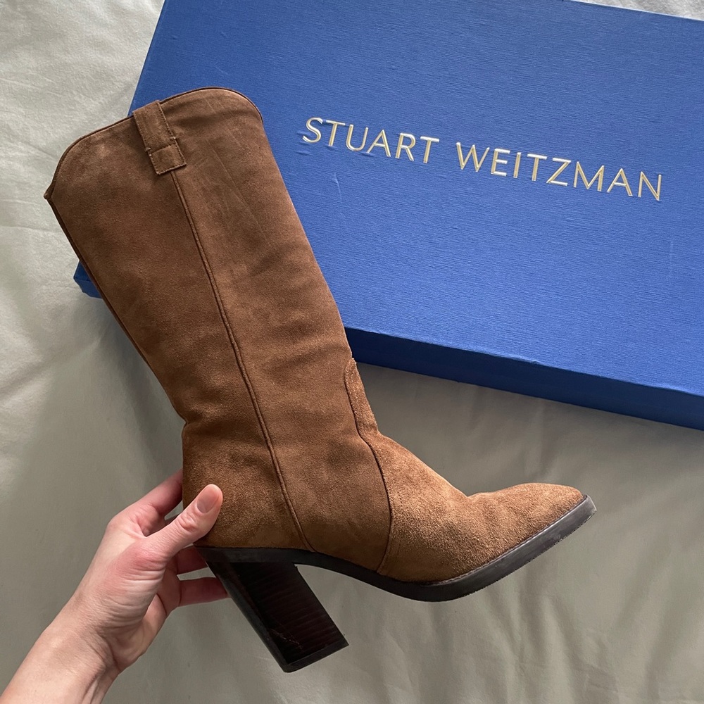 STUART WEITZMAN - CHESKA suede boots